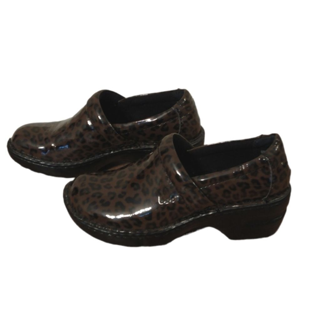 BOC Born Concept Peggy Leopard Clogs Mules - Picture 5 of 11